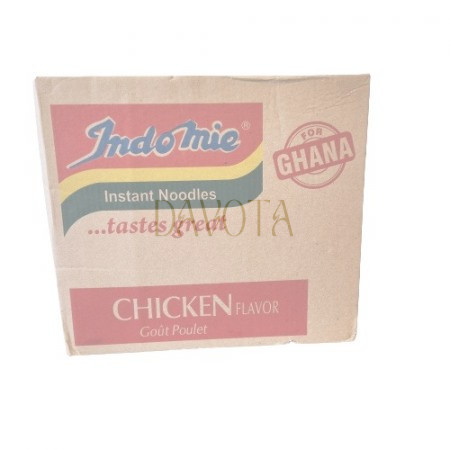 INDOMIE INSTANT NOODLES CHICKEN FLAVOUR  BROWN BOX (GHANA) 70G ×40