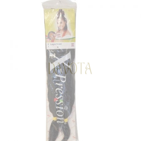 Expression Hair Col 1B Lagos Braid