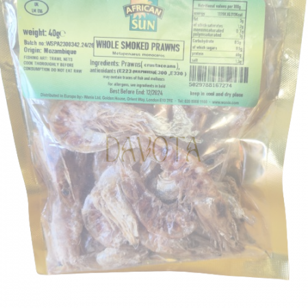 Whole Smoked Prawns 40g