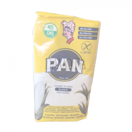 Harina Pan Pre-Cooked White Maize Meal-1kg