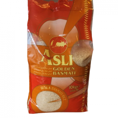 Asli Sella Golden Basmati Rice 10kg