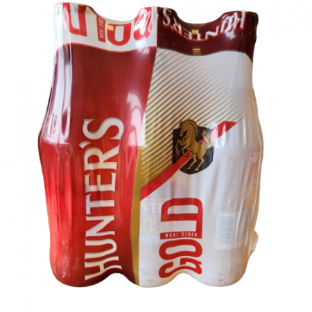 Hunters Gold Cider Bottles 330ml-Six Pack