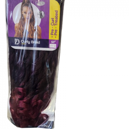Darling Empress Human Hair Feel Silky Smooth Curly Braid Long 60 (Colour 1/900)