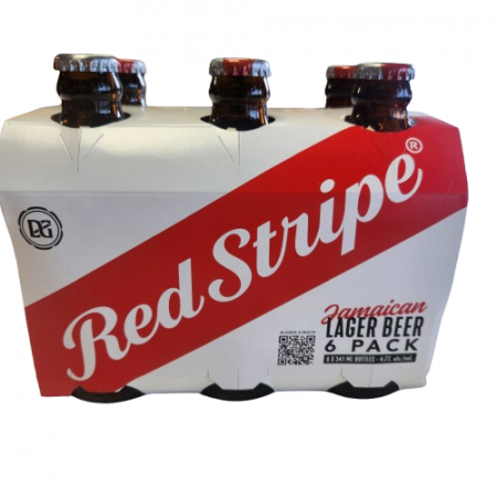 Red Stripe Jamaican Lager Beer 6x 330ml Bottle