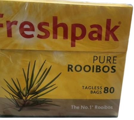 Freshpak Rooibos Tagless Tea Bags 80 Pack
