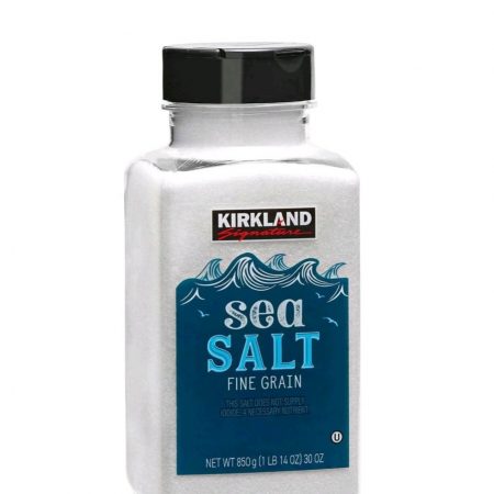 Kirkland Signature Pure Sea Salt Natural Fine Grain Spice Seasoning Pack Jar850g